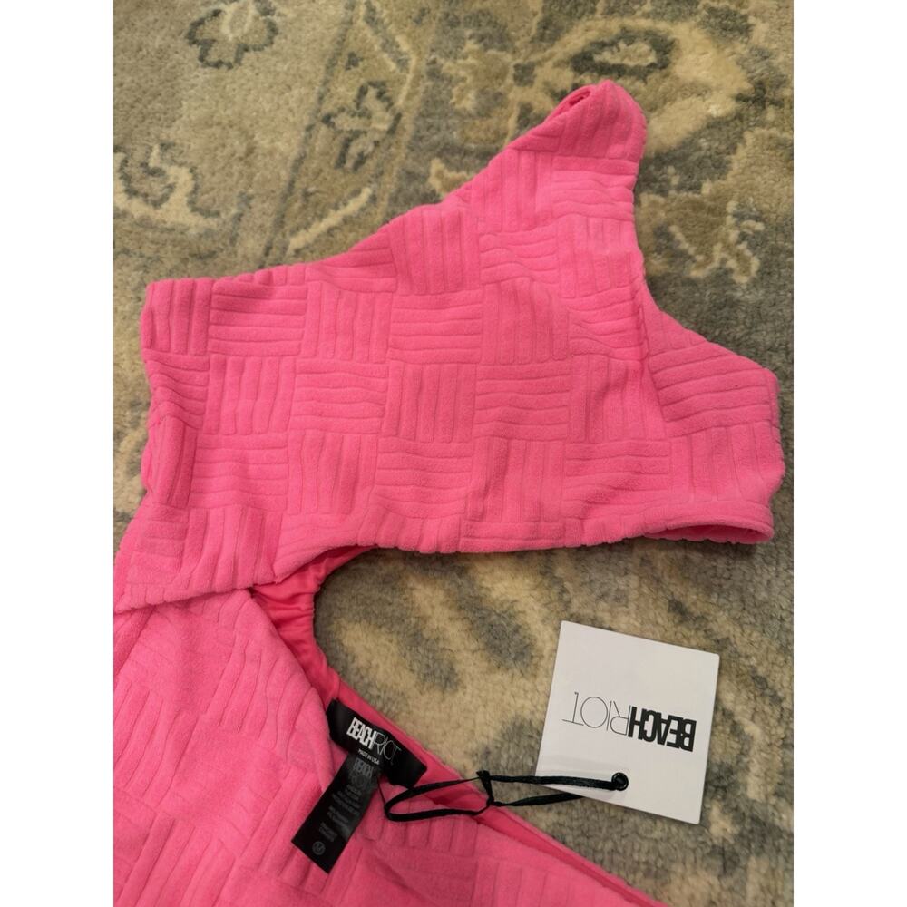 Beach Riot Celine Cutout One Piece Swimsuit strawberry moon size M NWT $158 - Picture 5 of 12